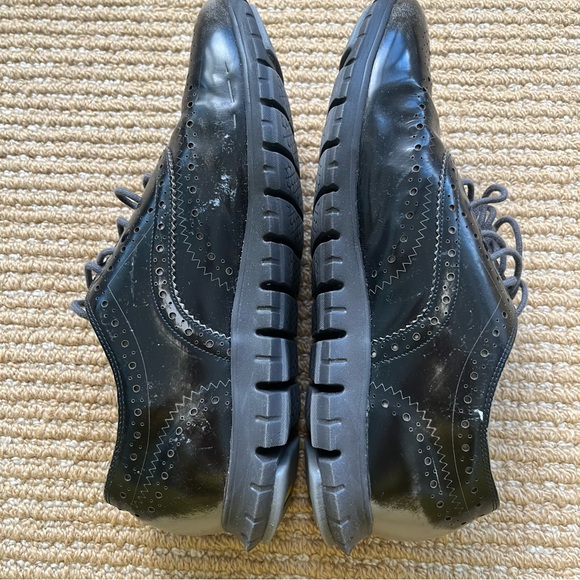 Cole Haan Women's Zerogrand Wing Ox Ironstone Brush Off Leather Distressed SZ 8 - Picture 5 of 12